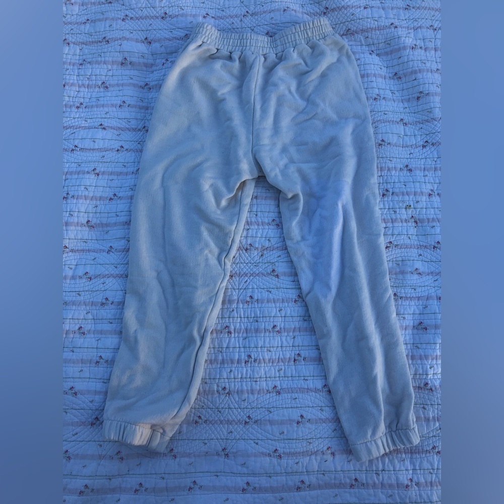 Zara kids white sweatpants